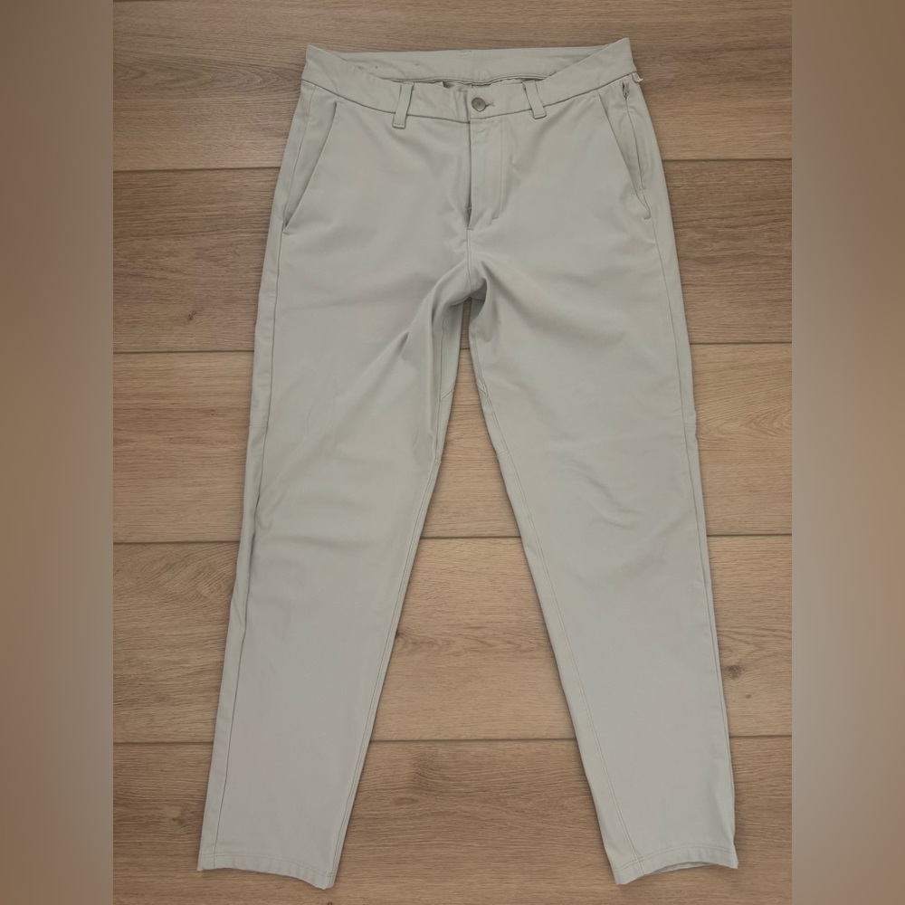 Lululemon Slim Fit Commission Pants Light Ivory Men’s 32x30